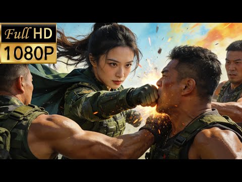 【功夫巔峰之作】💥女兵報道第一天，被所有人瞧不起，怎料她可是領頭老大！#特种兵 #jetli  #kungfu  #武俠