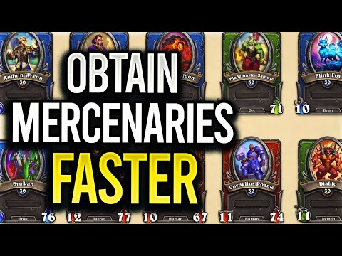 A Complete Guide on How To Get Mercenaries FAST | Hearthstone Mercenaries