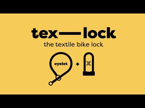 New tex-lock X: textile bike lock + X-lock for double theft protection (part 1)