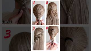 1,2,3 or 4 Which one is your favorite? #hairstyle #plait #braidedhairstyles