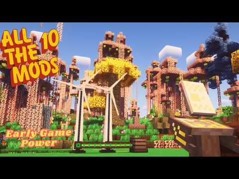 All The Mods 10 | The BEST Early Game Storage & Power