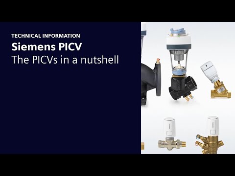 Siemens PICV – The PICVs in a nutshell