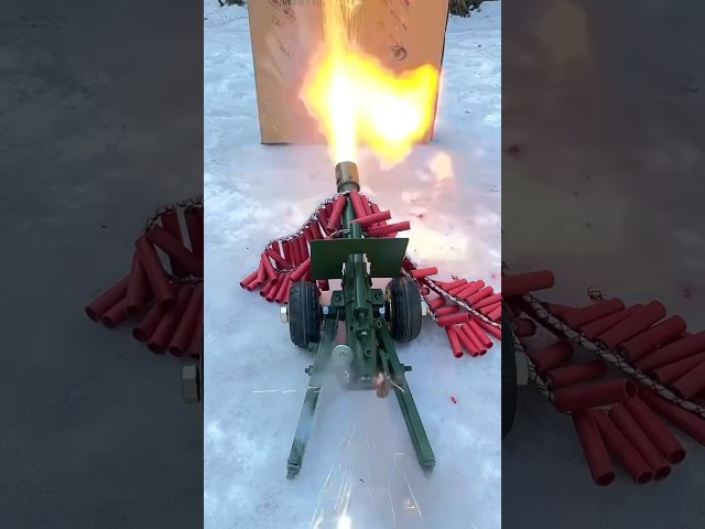 Vídeo relacionado con Monetais Cañón de petardo, Mini cañón de Metal Que dispara, dispara continuamente Galletas para Juegos al Aire Libre, Regalo de coleccionista Mini