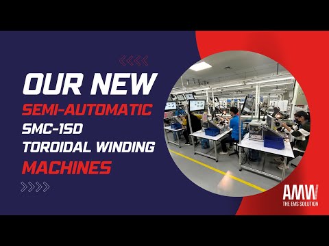 Our New Machines Series: Our Semi-Automatic SMC-1SD Toroidal Winding Machines from JOVIL