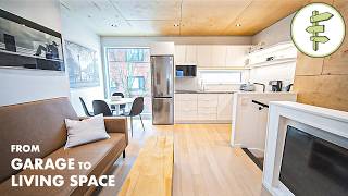 Garage Converted Into AMAZING Tiny Home with Modern Design - Laneway House Tour