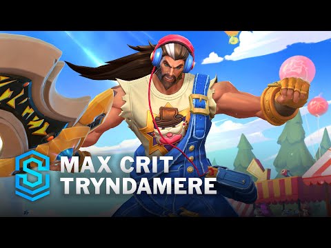 Max Crit Tryndamere Wild Rift Skin Spotlight