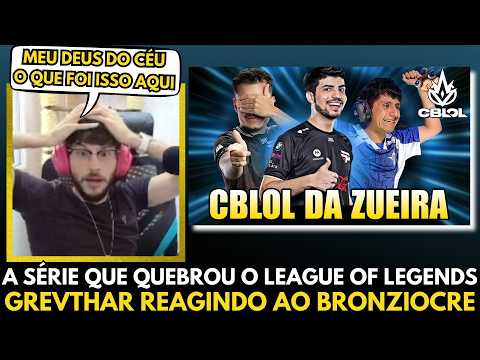 🚨PAIN QUALIFIED FOR THE SALVADOR CARNIVAL kkkkkkk - GREVTHAR REACTS AND COMMENTS TO @Bronziocre