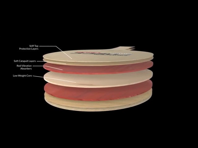مضرب تنس احترافي من سامسنوف الماني الصنعTibhar Samsonov Force Pro Blac