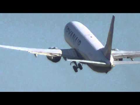 Ryanair 737 elefd & elevx from billund London Stansted Airport 9oct15 1101am