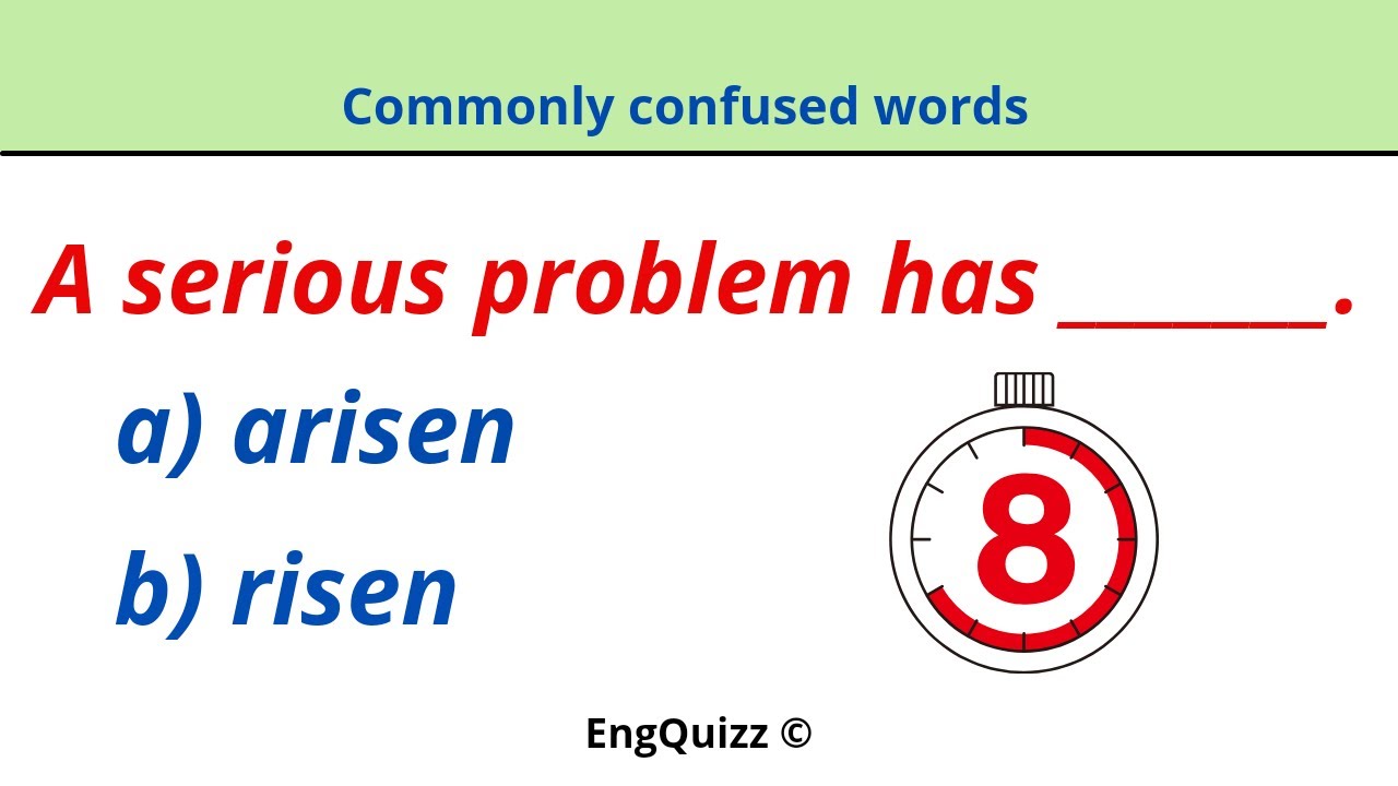 Commonly Confused Words Quiz - Test Yourself! | Can you score 15/15 ? | Grammar test