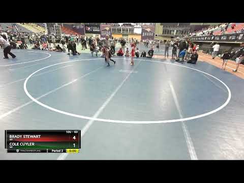 63 Lbs Cons. Round 2 - Brady Stewart, WI Vs Cole Cuyler, WI 5df5