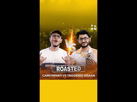 @CarryMinati VS @triggeredinsaan | Biggest Roast Ever | Playground Mini | #GameKyaHai #shorts
