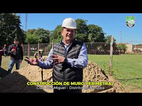 Construccion de muro Perimetral club San Miguel - Distrito Nanawa
