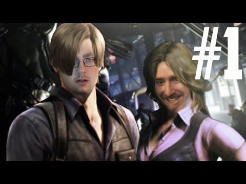 Resident Evil 6 - Co-Op Walkthrough w/ Chief - Part 1 "THIS GOT SPOOKY" (Let's Play, Playthrough)