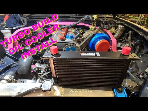 OIL COOLER AND SANDWICH PLATE INSTALL : MX5 MIATA TURBO BUILD pt59