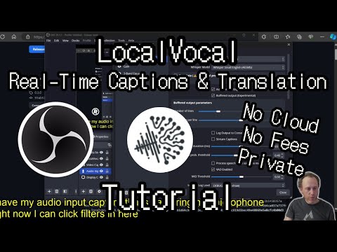 Real-Time Captions & Translation OBS LocalVocal [Tutorial]