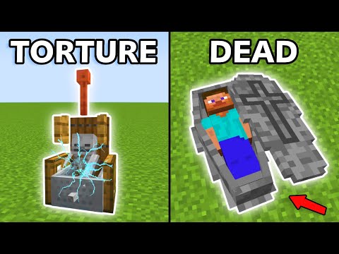 15 SCARY Minecraft Things You Could Build As Well! (No Mods)