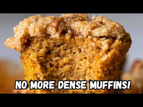 How To Make Legit Light & Fluffy Almond Flour Pumpkin Muffins ⎸ Gluten-Free Recipe