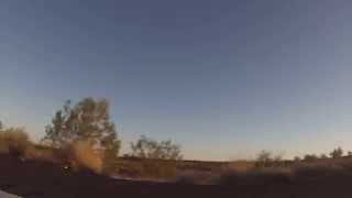 preview picture of video 'Interstate 8 Freeway West past Sentinel Rest Area, Arizona, 30 June 2014, GP030029'