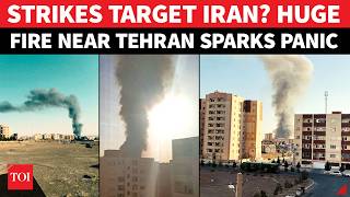 U.S. Bombs Iran? Massive Fire Near Tehran As U.S. Fighter Jets, Warships Corner Islamic Republic