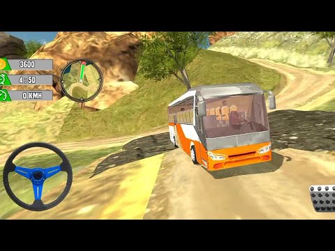 Offroad Coach Bus Simulator 3D - Bus Driver Mountain Climb Best Road Mode