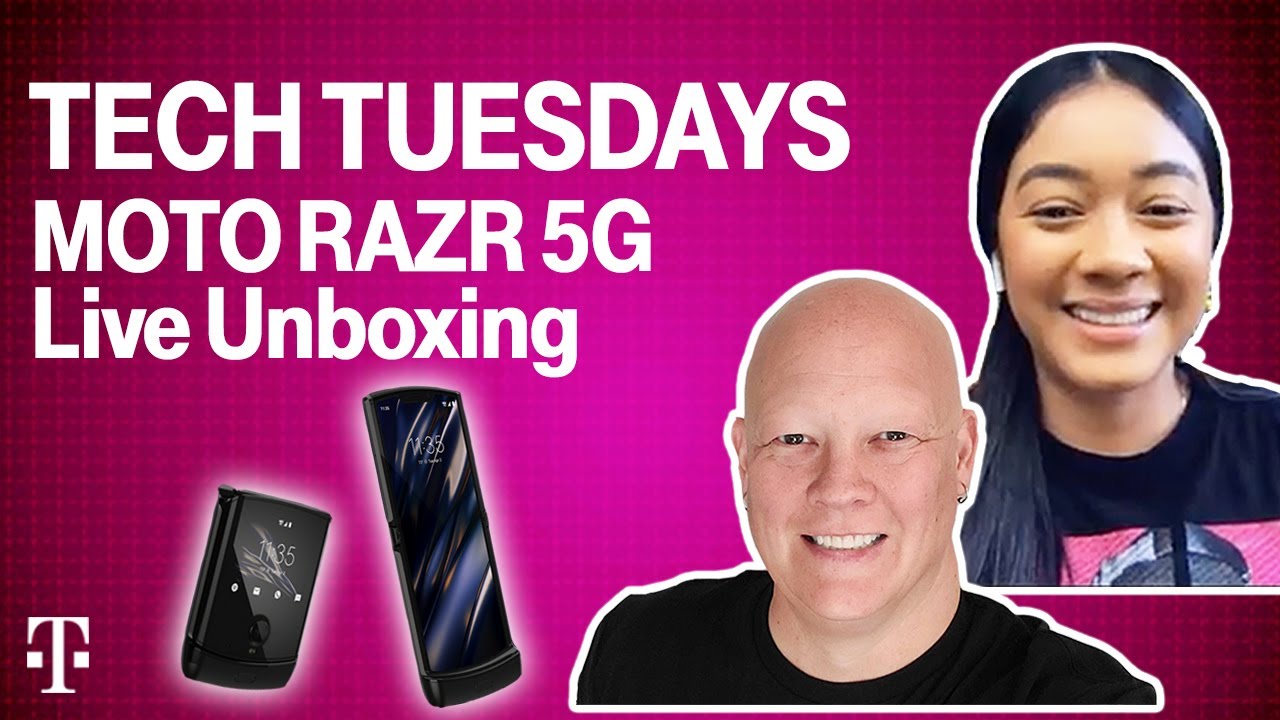 Moto RAZR 5G Live Unboxing | Tech Tuesdays Ep. 5 | T-Mobile