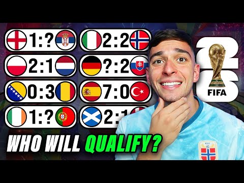 Прогноз на 9-й и 10-й матчи отборочного турнира чемпионата мира по футболу 2026 года (УЕФА)