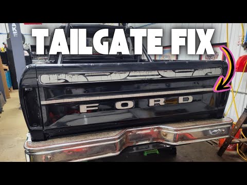 How to Fix a 73-79 Ford Truck Tailgate Quickly!