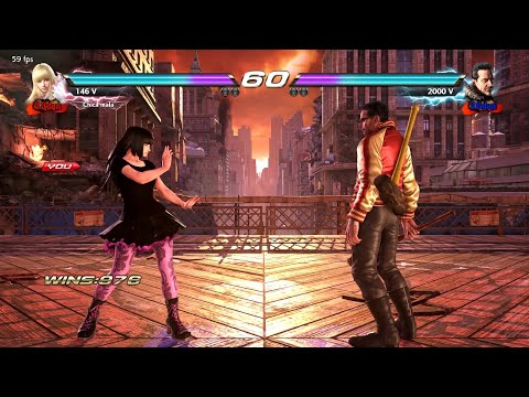 L7 32_4 Lili Rochefort Ryona BK VS Negan - Tekken 7 ( Uchiha x24 ) Gameplay PC RX 570 8G