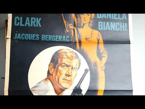 Poster Afiche Cine Special Mission Lady Chaplin  Ken Clark