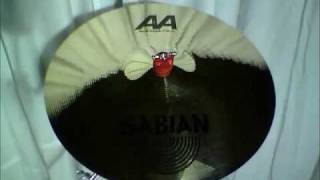Video thumbnail for Sabian AA Crash Rock 17" Brilliant - BATERACLUBE.com.br by Batera Clube Drum Shop