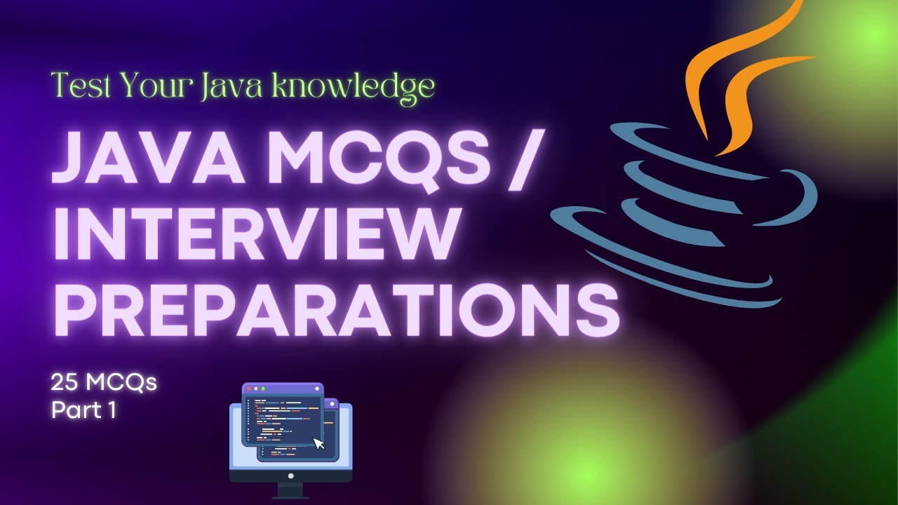 25 Java MCQ Questions and Answers - Help in Interview QA #java #coding