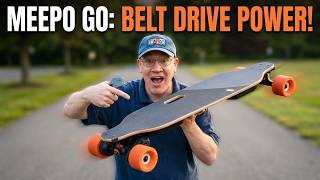 Meepo Go Electric Belt-Drive Longboard is CRAZY !