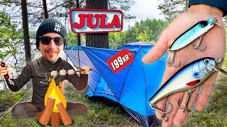 Trying Jula´s Cheapest Tent & Fishing with the New Hi-Lo 🎣🏕️