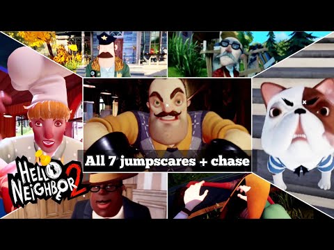 HELLO NEIGHBOR 2 all jumpscares