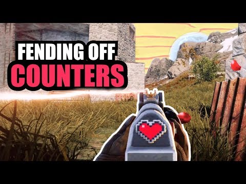 ONLINE RAID + FENDING off COUNTER RAIDERS | Rust Solo Survival (6 of 7)