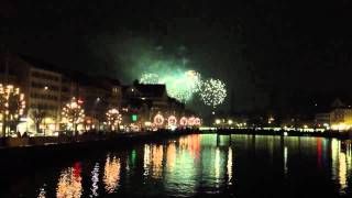 preview picture of video '2012 New Year Fireworks Zurich'