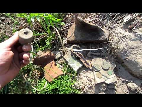 Как реально можно найти старинные монеты на заброшенном старом шурфе.