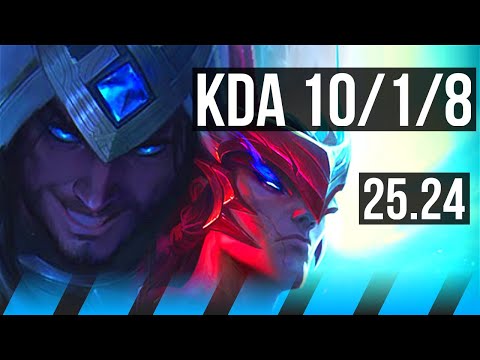 SYLAS vs YONE (MID) | 10/1/8 | EUW Master | 25.24