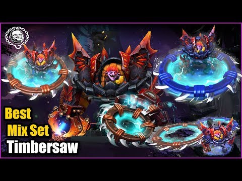 Dota 2 Timbersaw Best Mix Set Rectifier + Controlled Burn + Molten Destructor
