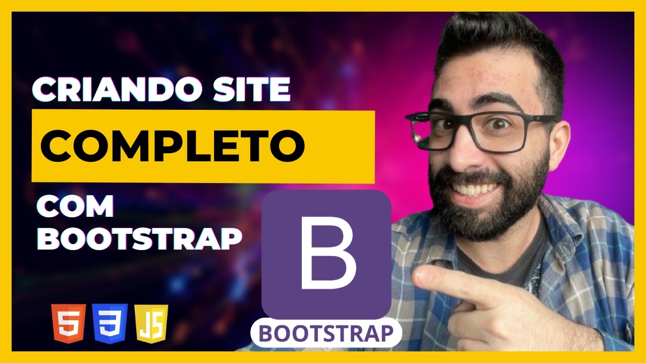 Criando site completo com bootstrap em minutos