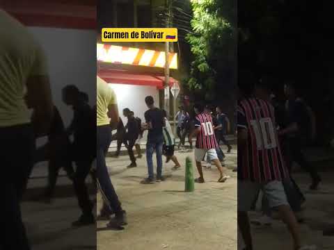 Bola de candela el carmen de Bolívar 🇨🇴#colombia#viralshort#soccer#shorts#travel#travelcolombia#sub