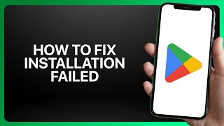 How To Fix Installation Failed In Google Play Store App ! Tutorial