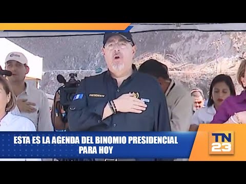 Esta es la agenda del binomio presidencial para hoy