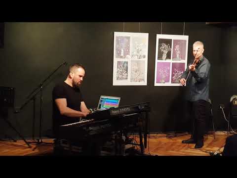 Adam Rybak (instrumenty klawiszowe) i Tomasz Mucha (skrzypce)