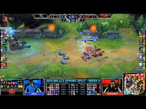 Team Liquid vs TSM (Team Solomid) | S5 NA LCS Spring 2015 Week 5 Day 2 | TL vs TSM W5D2G2 VOD 60FPS