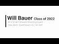 2020 AAU - Will Bauer 6'4  SG/SF - WI RAP #13