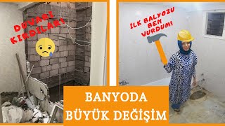 DUVARI FAZLA KIRDILAR! HER YER TOZ! - BANYO TADİLATI, BANYO YENİLEME 1