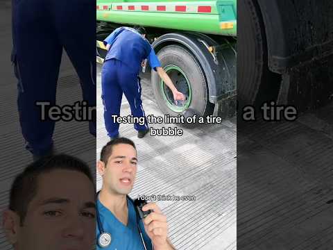 Seen a tire bubble before? It can unalive you