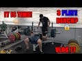 3 PLATE BENCH?? (140KG) - Crazy Bench Session with Bradley Wilson and Daniele Del Sal - VLOG 77